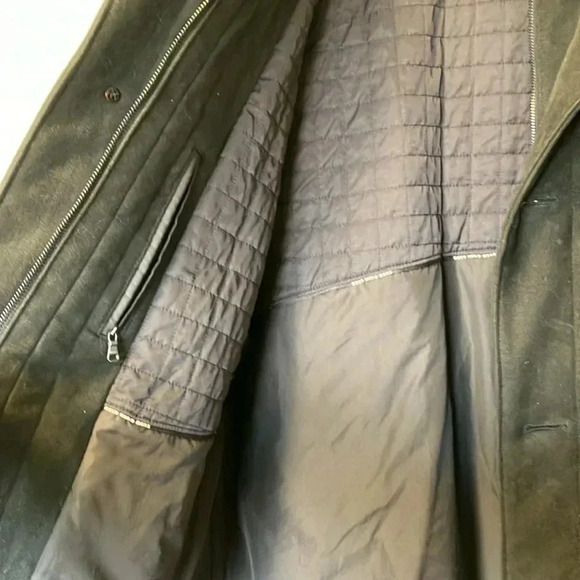 Hugo Boss brown inside zipped jacket button  coat - Picture 6 of 11